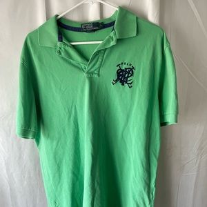 Old school polo crested shirt